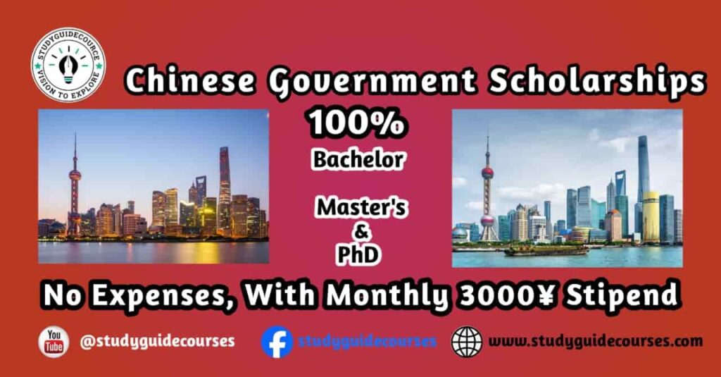 Chines Fully Funded Scholarship for pakistani students