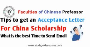Acceptance letter for china scholarship