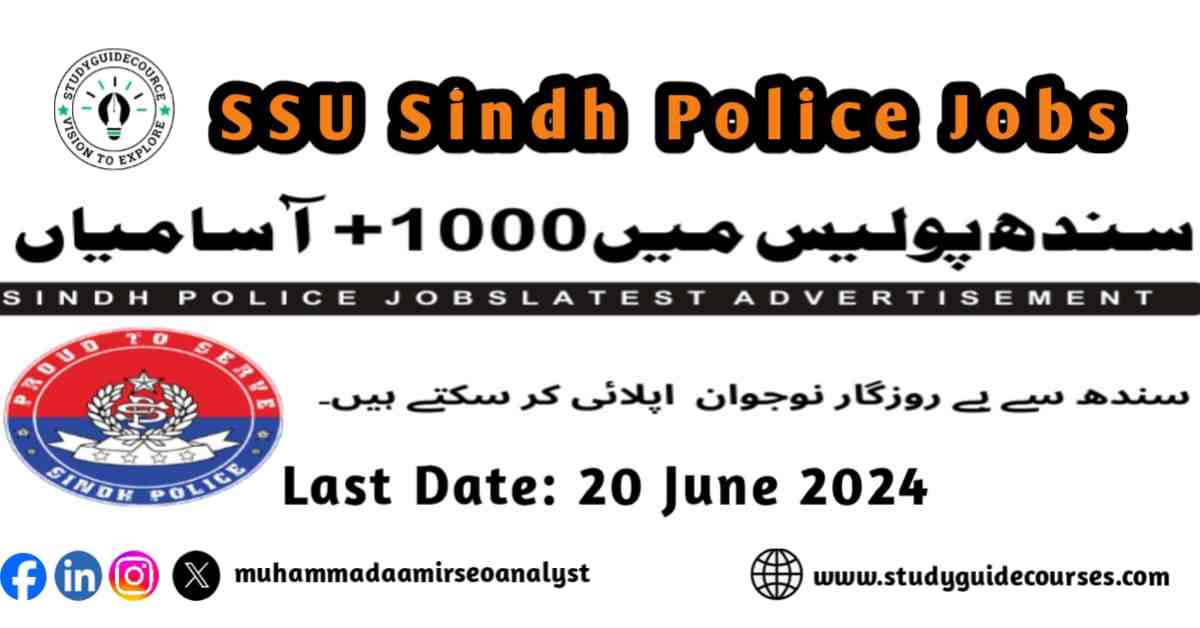 Sindh police department Jobs