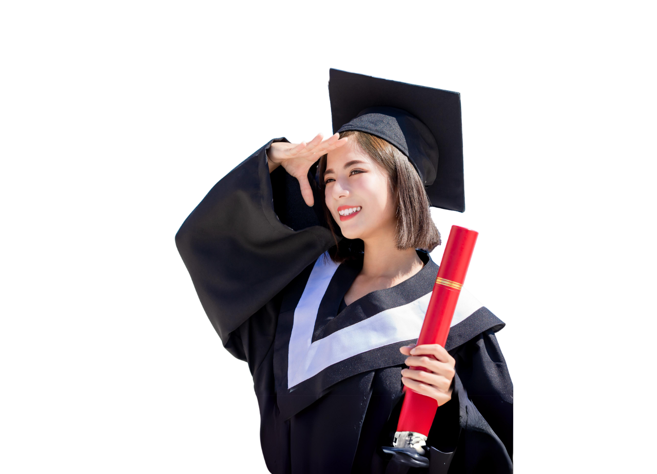 malaysia student receiving her degree