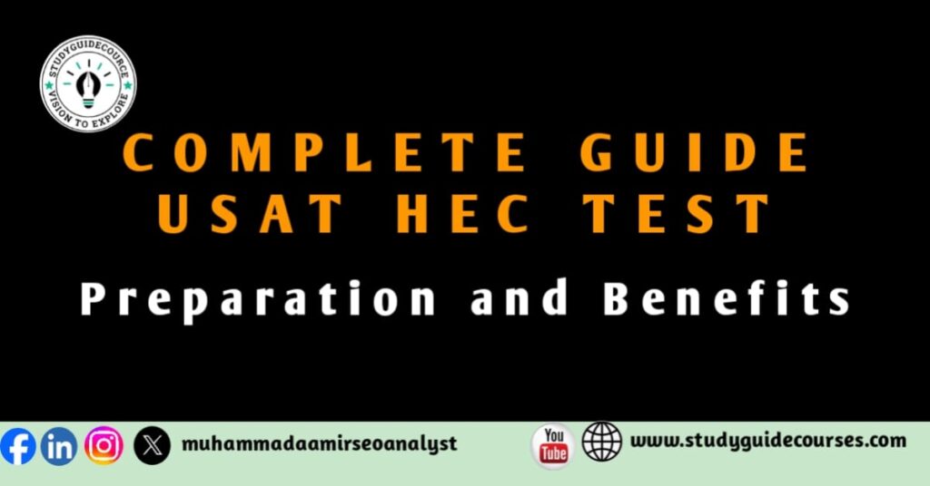 USAT HEC test for undergraduate students