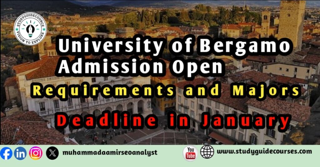Study in Italy University of Bergmao
